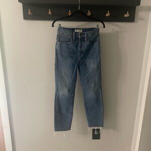 Madewell Mom Jean - Size 25p